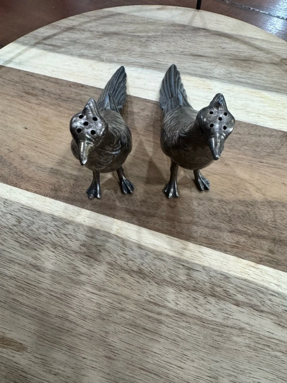 Vintage W.B. Mfg Co Silverplate Bird Salt Pepper Shaker C94/2 Pheasant Single